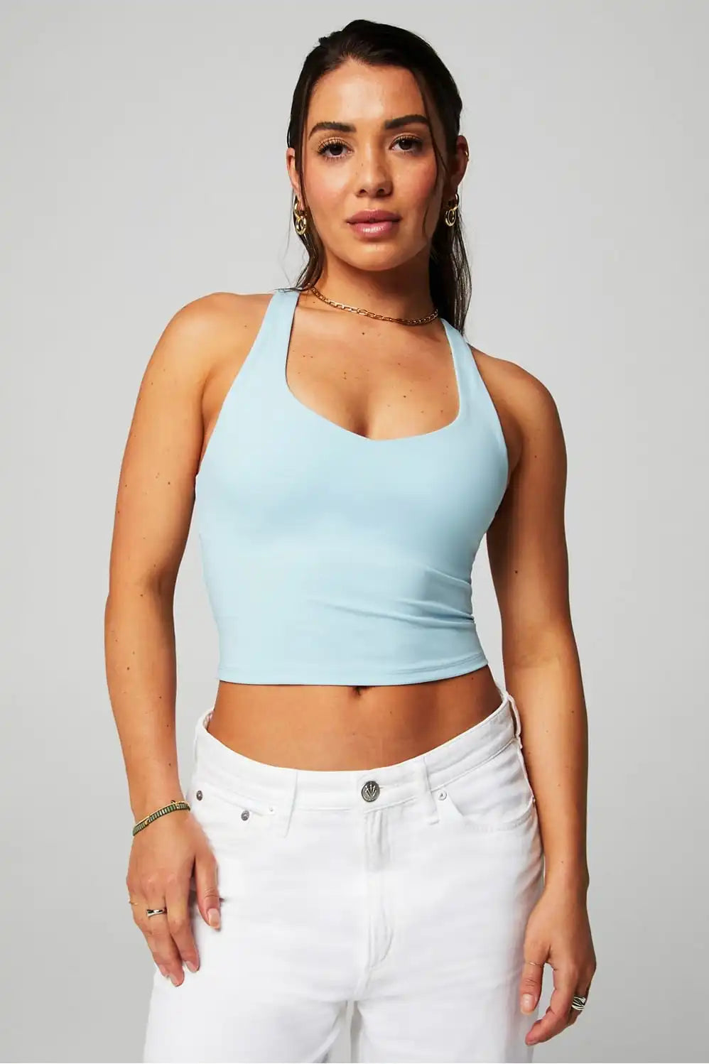 Anywhere Cropped Built-In Bra Tank Main image