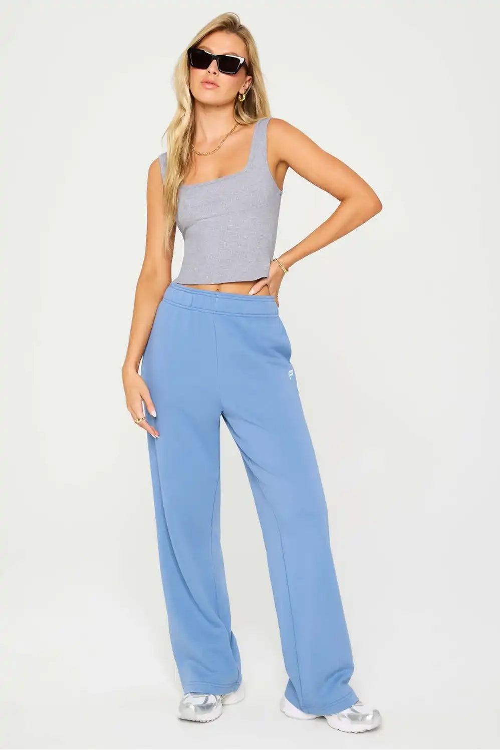 Daily Rib Cropped Square Neck Tank