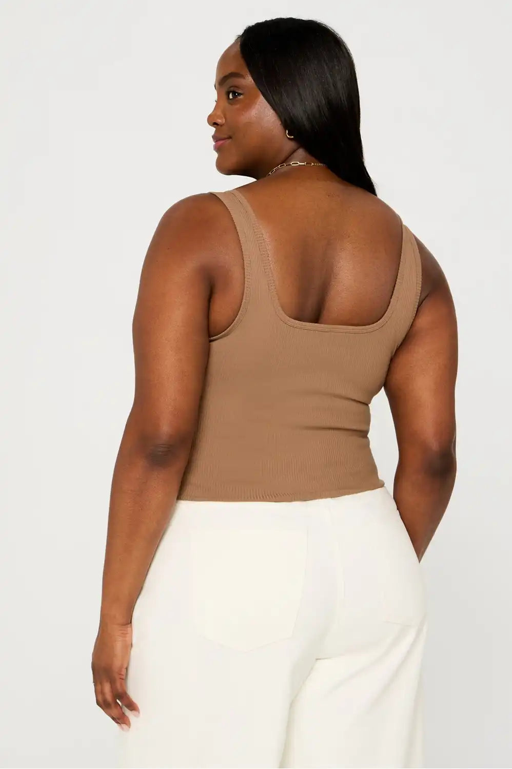 Daily Rib Square Neck Tank