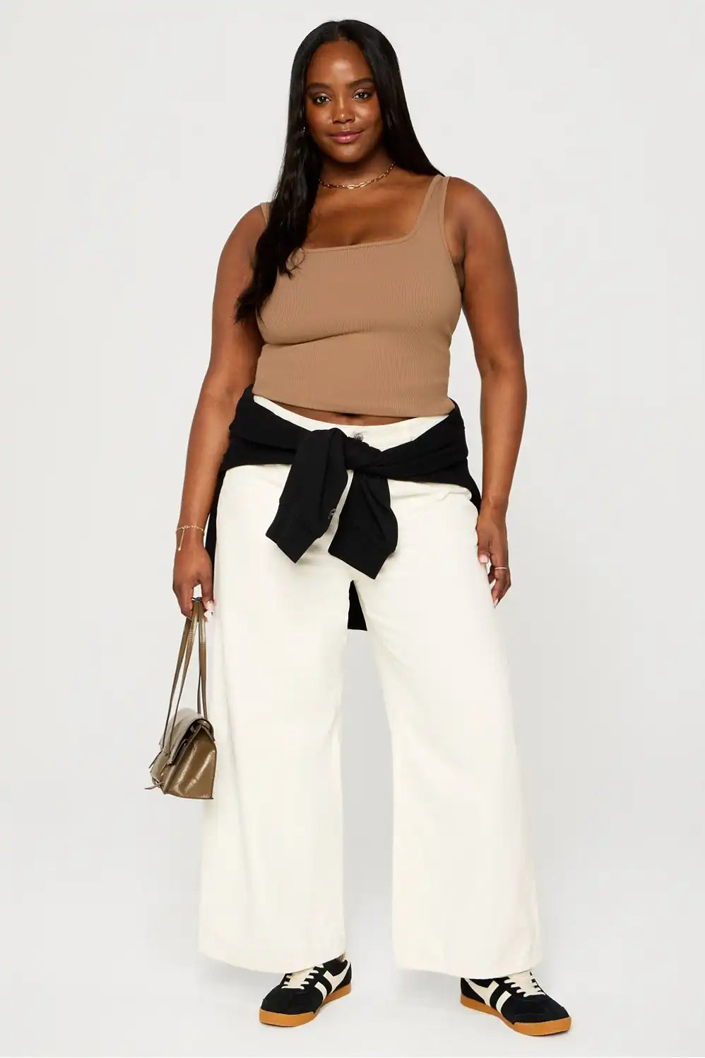 Daily Rib Square Neck Tank