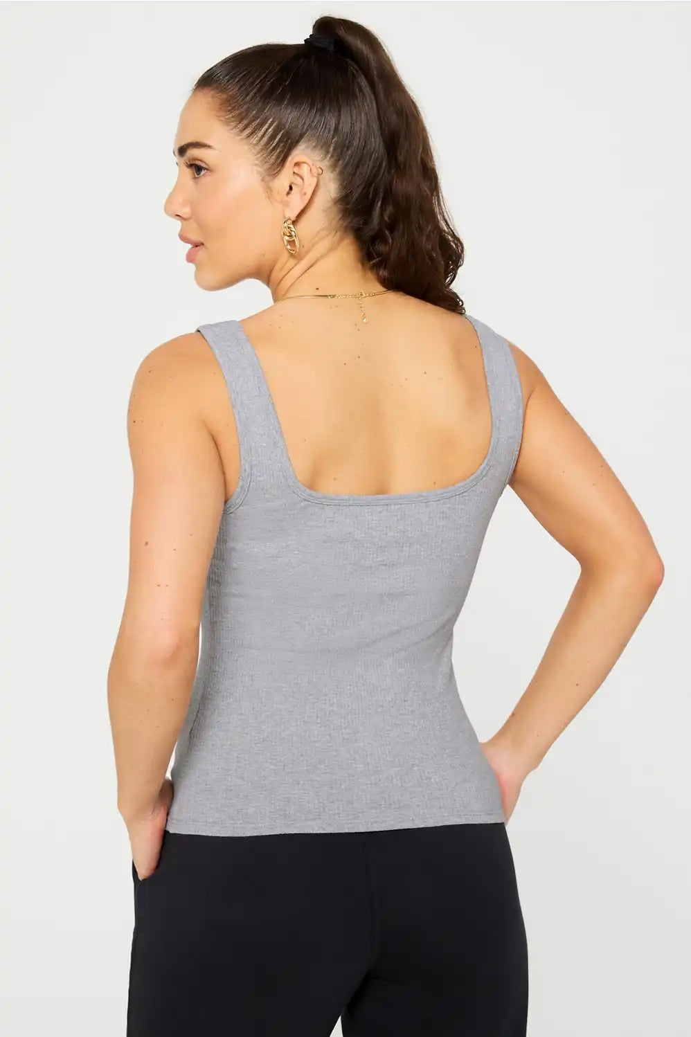 Daily Rib Square Neck Tank Secondary image