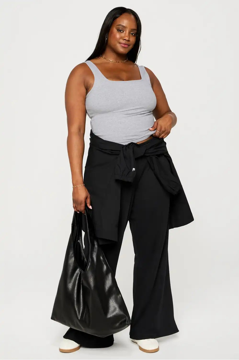 Daily Rib Square Neck Tank