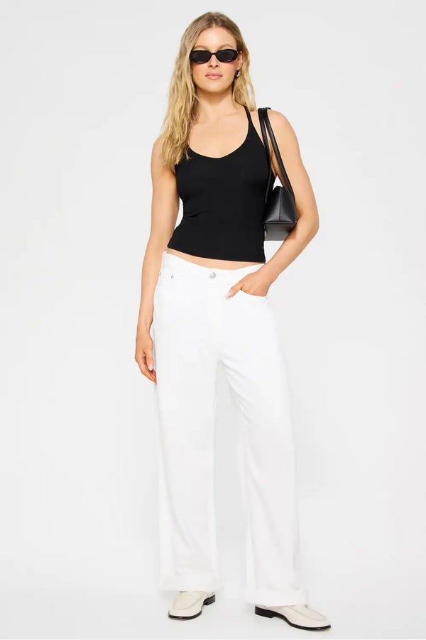 Modal Rib V-Neck Tank
