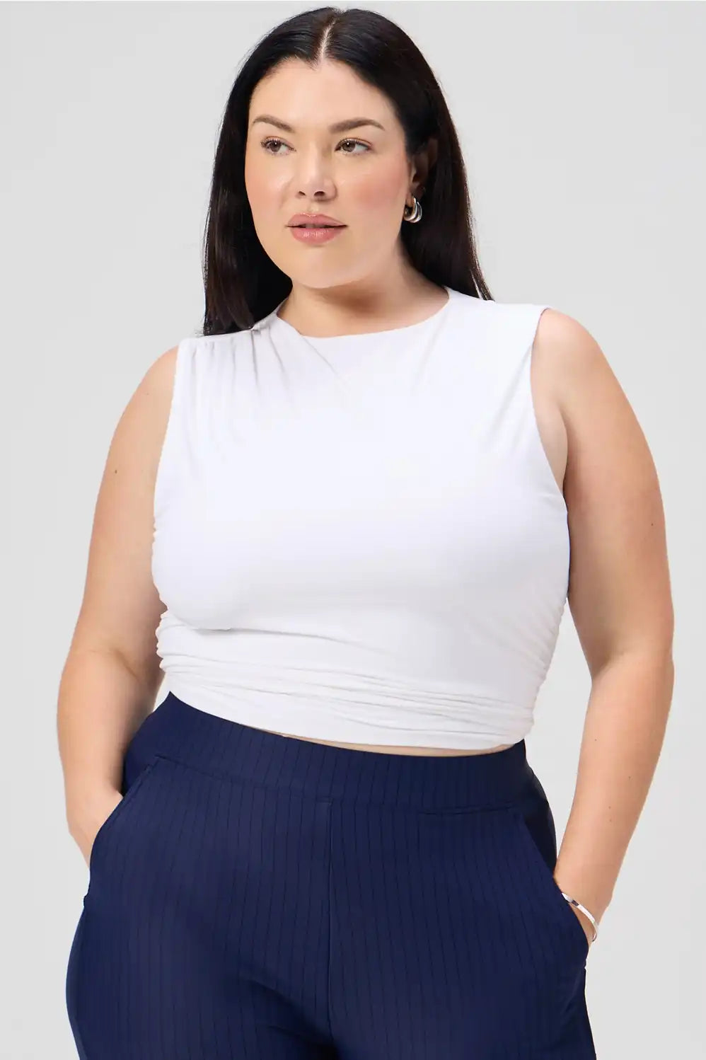 Sleek High Neck Top