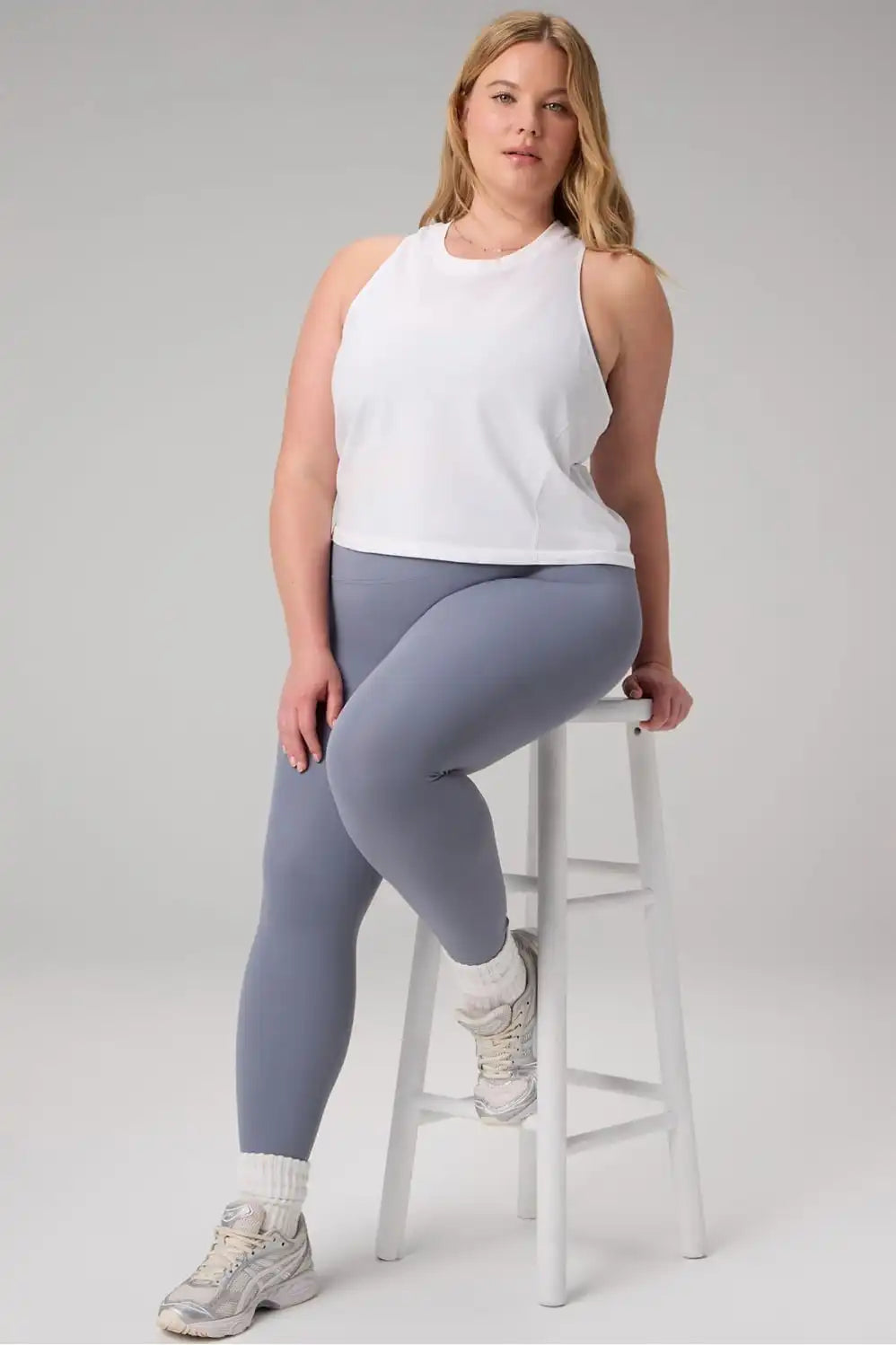 Feather Tech+ Racerback Cropped Tank