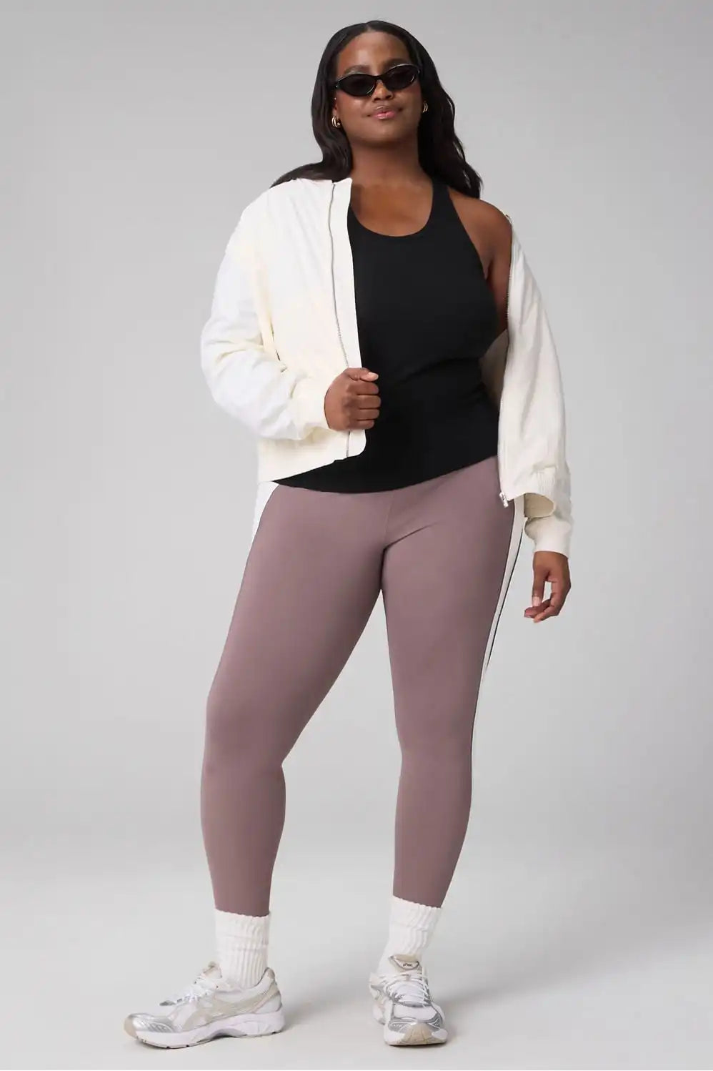 Modal Rib High Neck Built-In Bra Tank