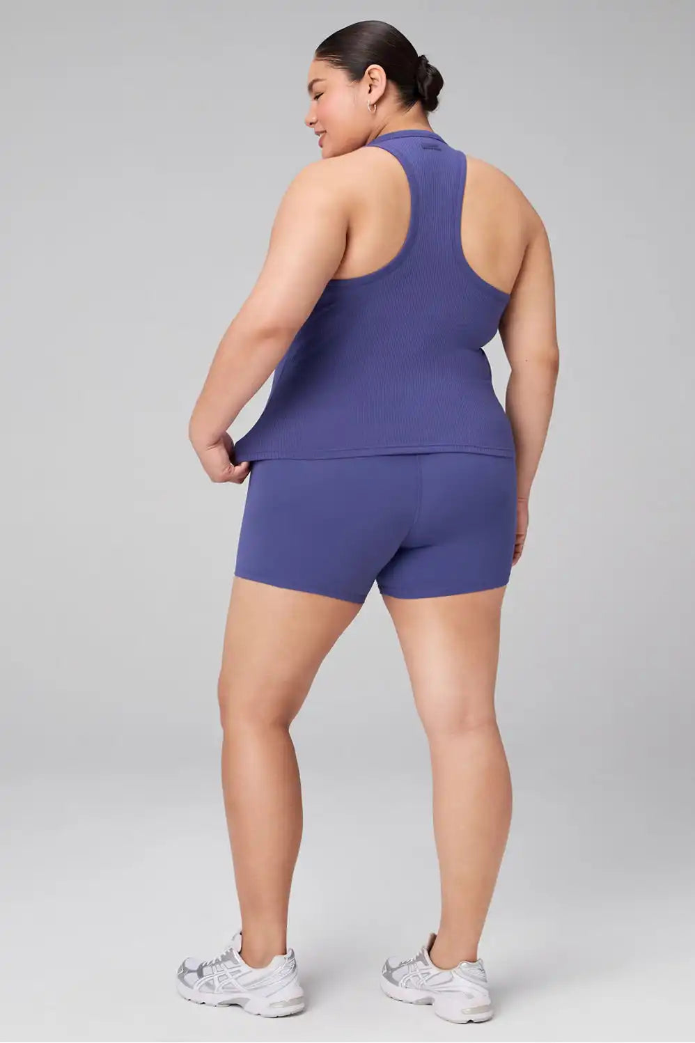Modal Rib High Neck Built-In Bra Tank