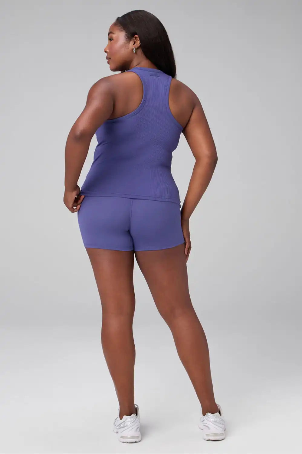 Modal Rib High Neck Built-In Bra Tank