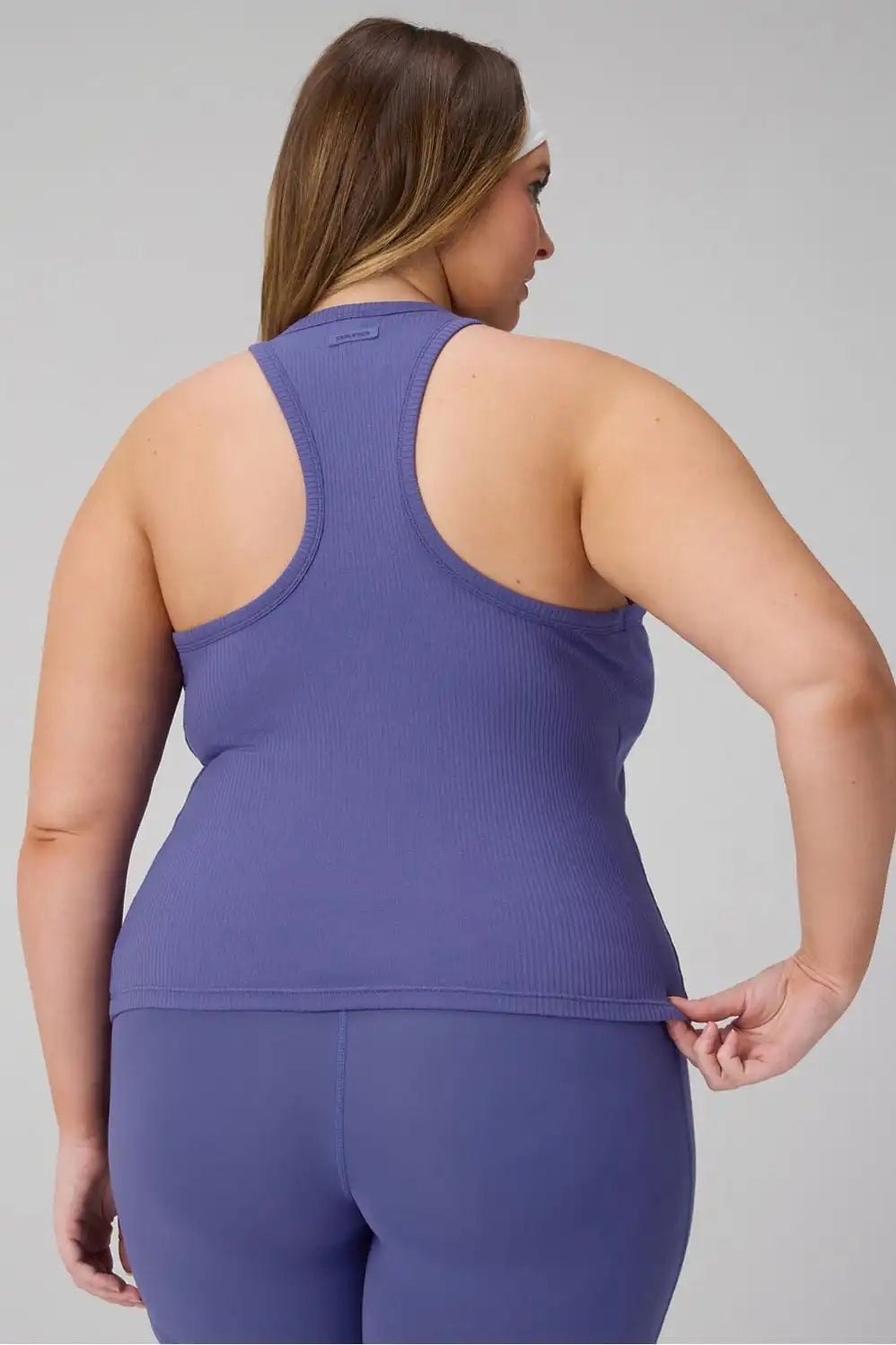 Modal Rib High Neck Built-In Bra Tank