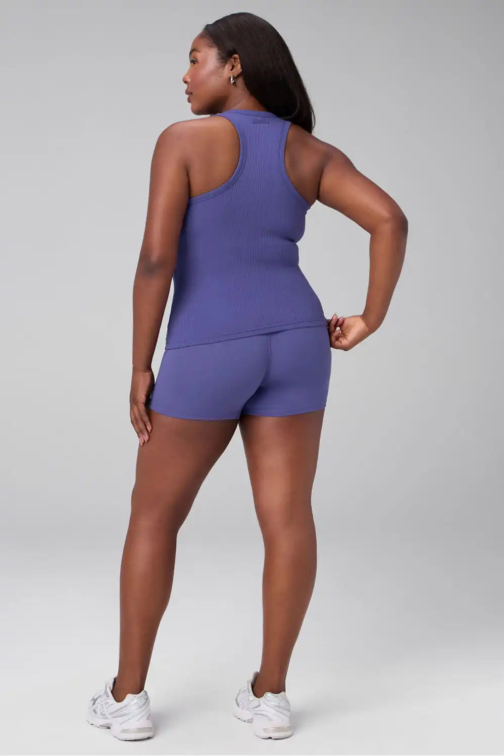 Modal Rib High Neck Built-In Bra Tank