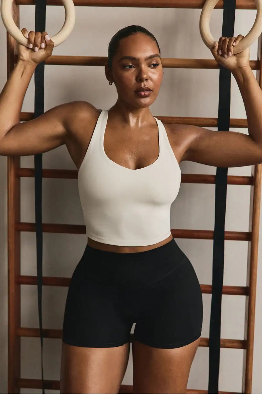 Anywhere Cropped Built-In Bra Tank