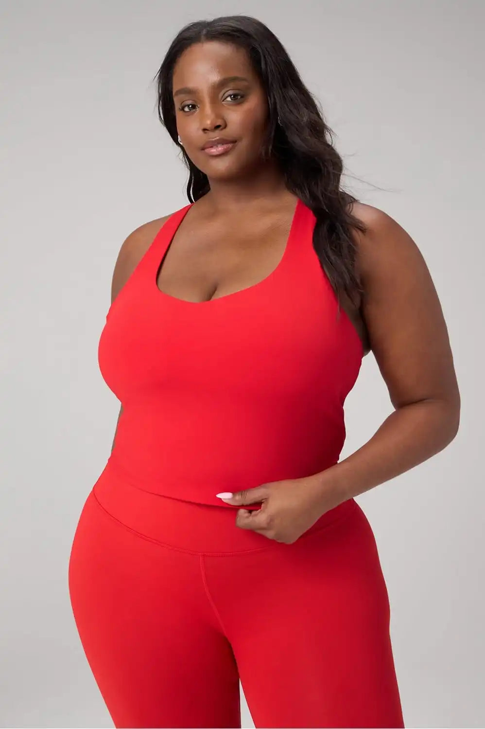 Anywhere Cropped Built-In Bra Tank