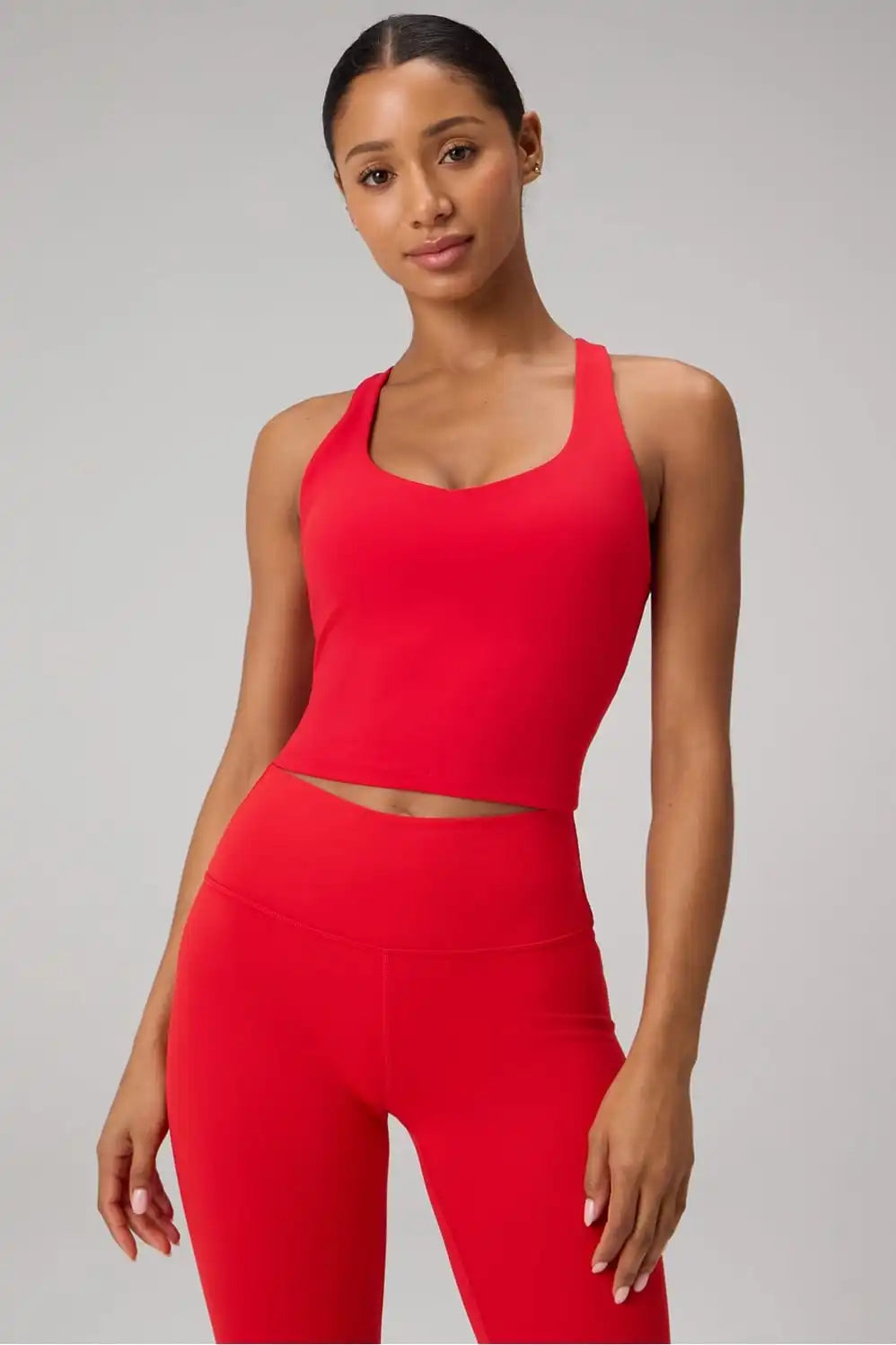Anywhere Cropped Built-In Bra Tank Main image