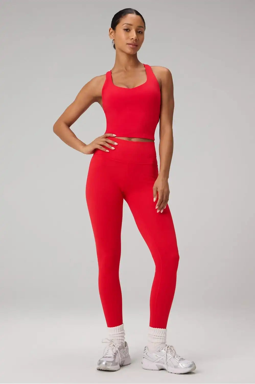 Anywhere Cropped Built-In Bra Tank