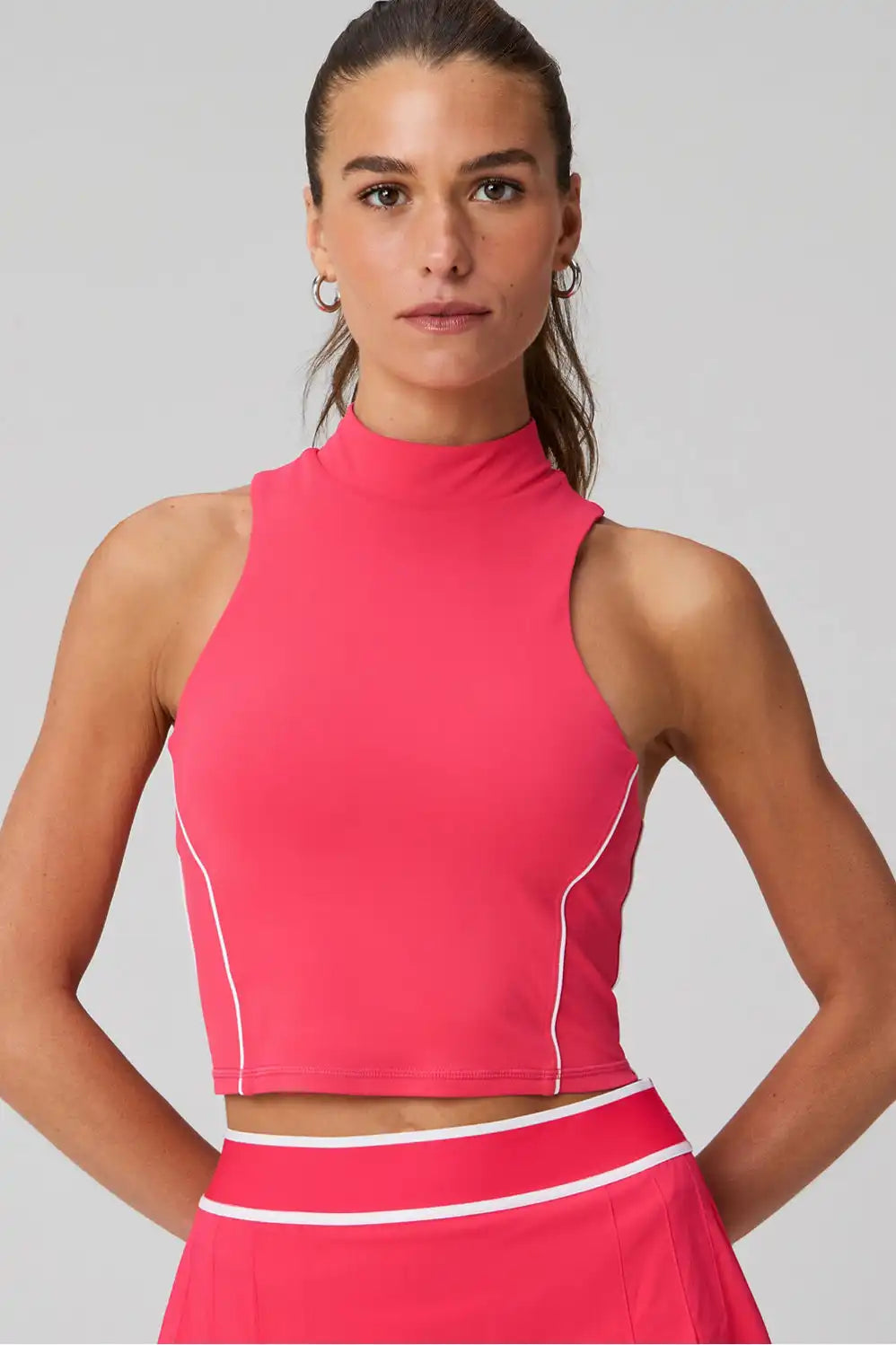 Mock Neck Tank Secondary image