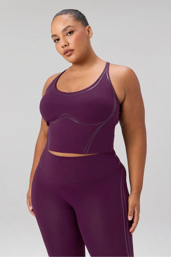 Pureluxe Push-Up Built-In Bra Tank