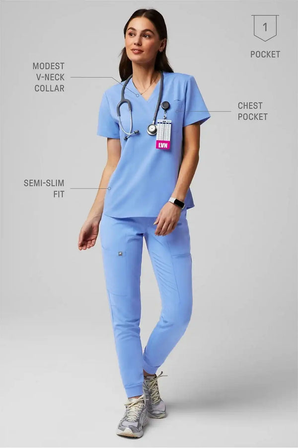 Vital 1-Pocket Scrub Top