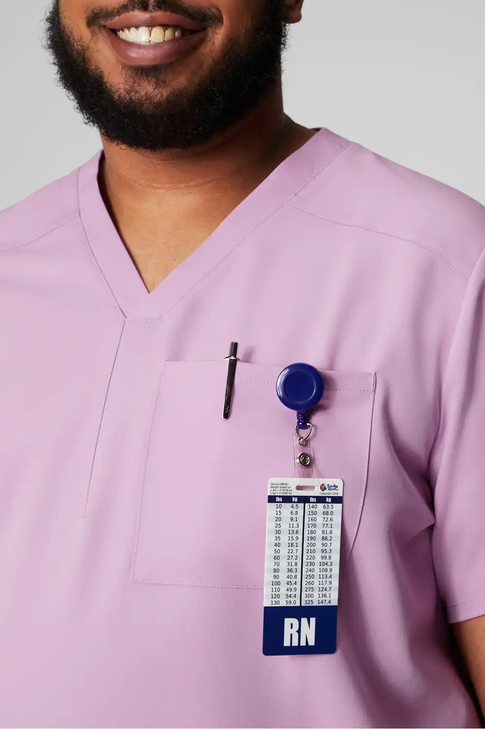 Helix Scrub Top