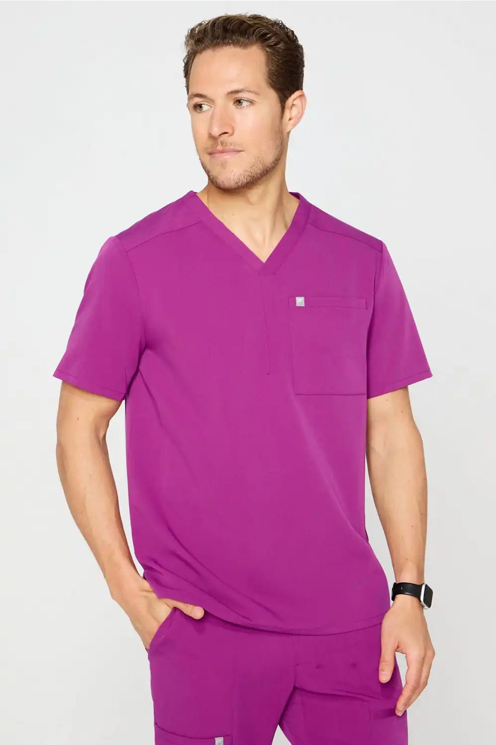 Helix 1-Pocket Scrub Top