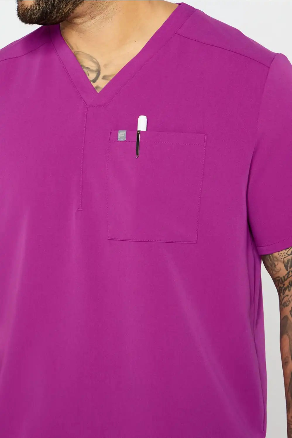 Helix 1-Pocket Scrub Top