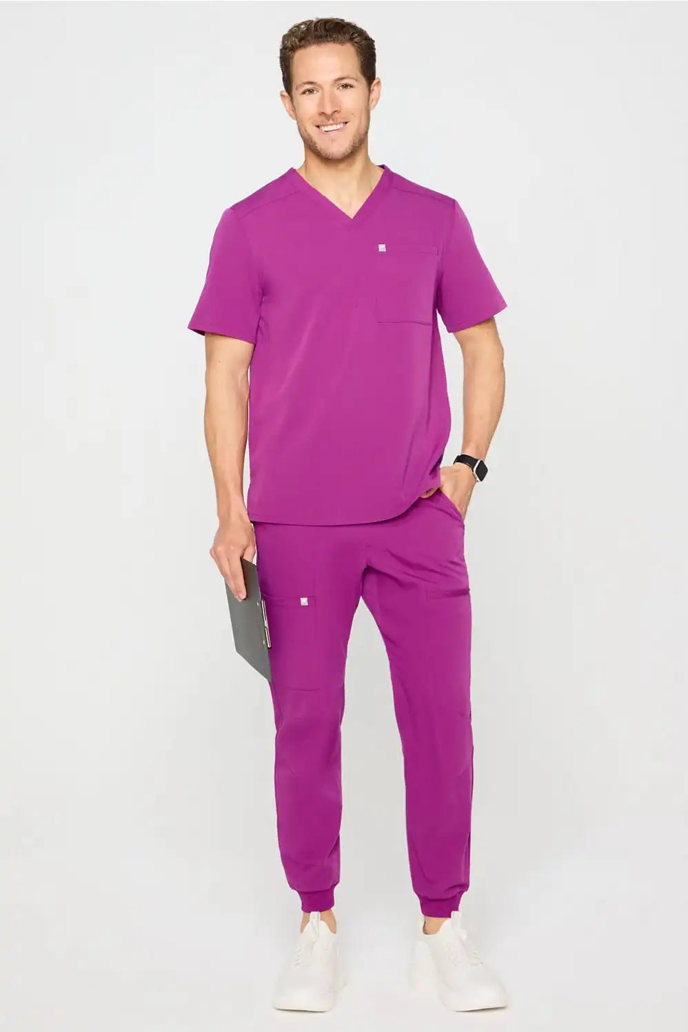 Helix 1-Pocket Scrub Top