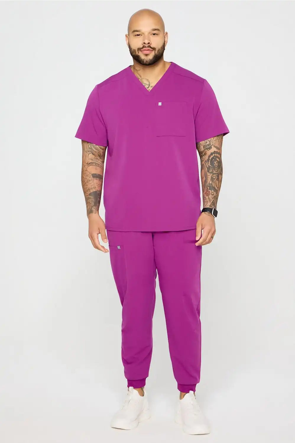 Helix 1-Pocket Scrub Top