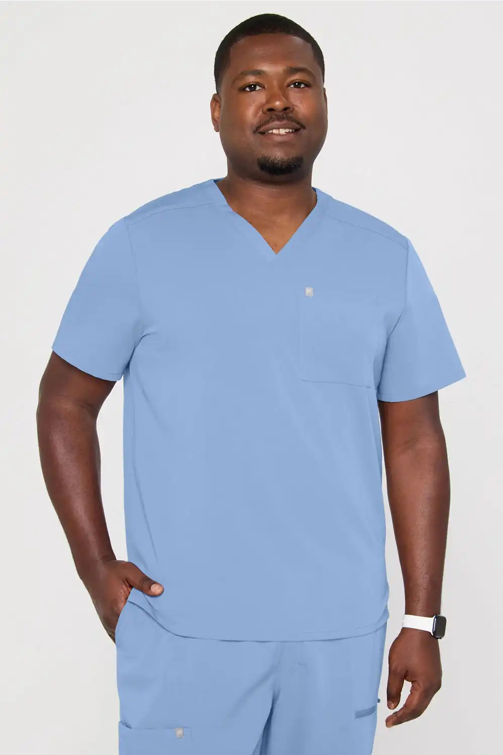 Helix 1-Pocket Scrub Top