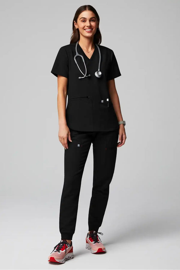 Mode 4-Pocket Scrub Top