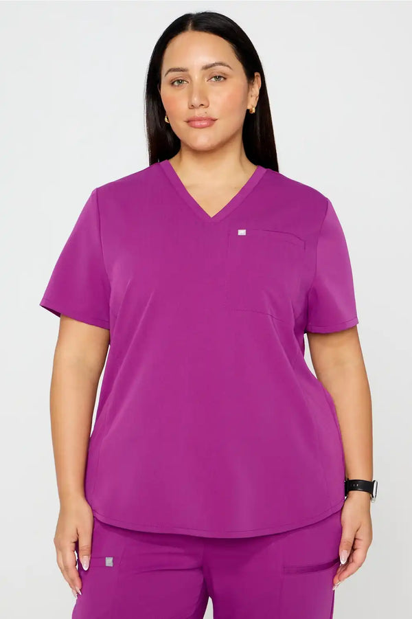 Vital 1-Pocket Scrub Top (Petite Fit)