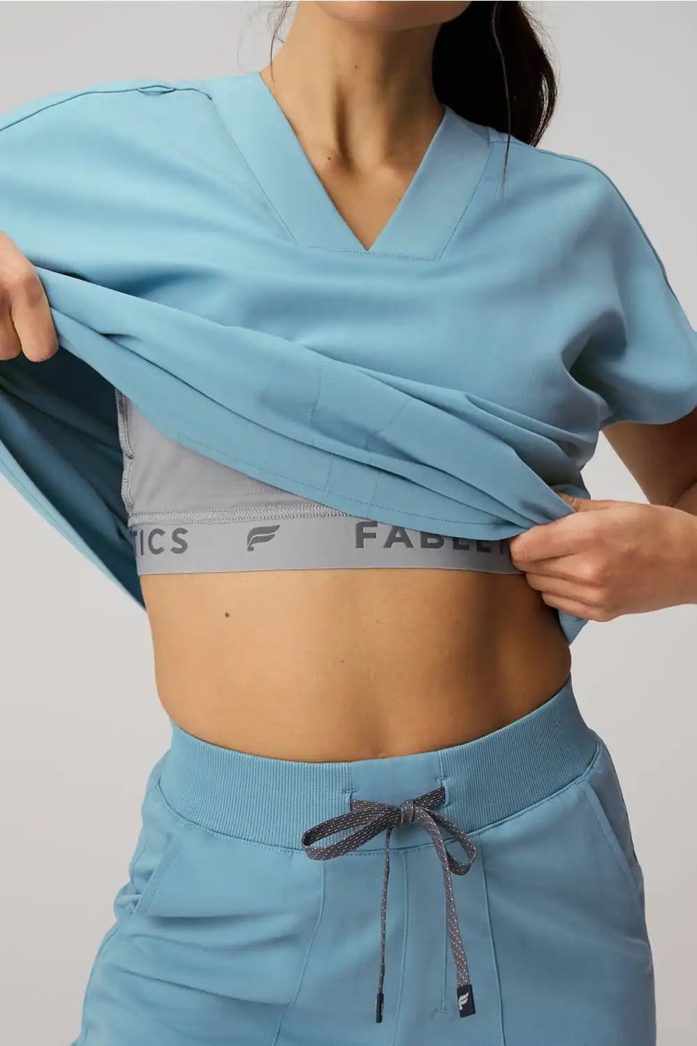 360° Built-In Bra Scrub Top Main image