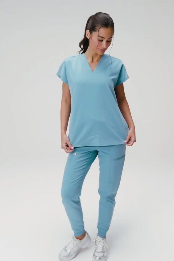 360° Built-In Bra Scrub Top