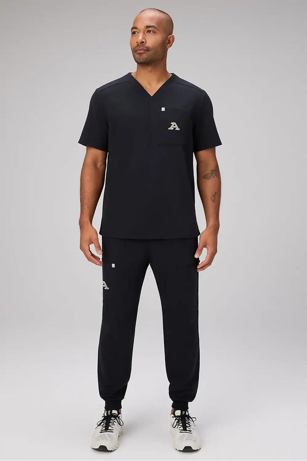 University Of Akron Helix 1-Pocket Scrub Top