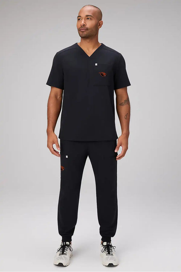 Oregon State University Helix 1-Pocket Scrub Top