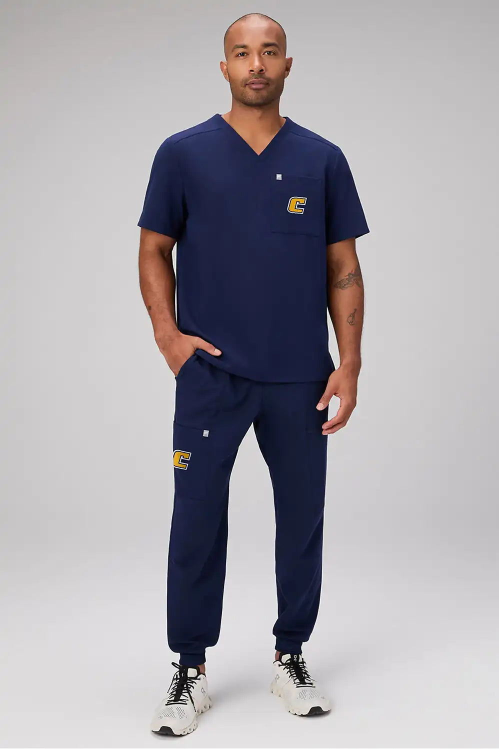 University Of Tennessee At Chattanooga Helix 1-Pocket Scrub Top