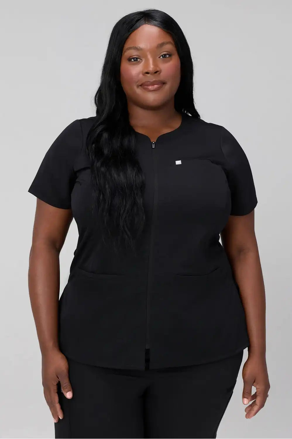 Rise Zip Scrub Tunic