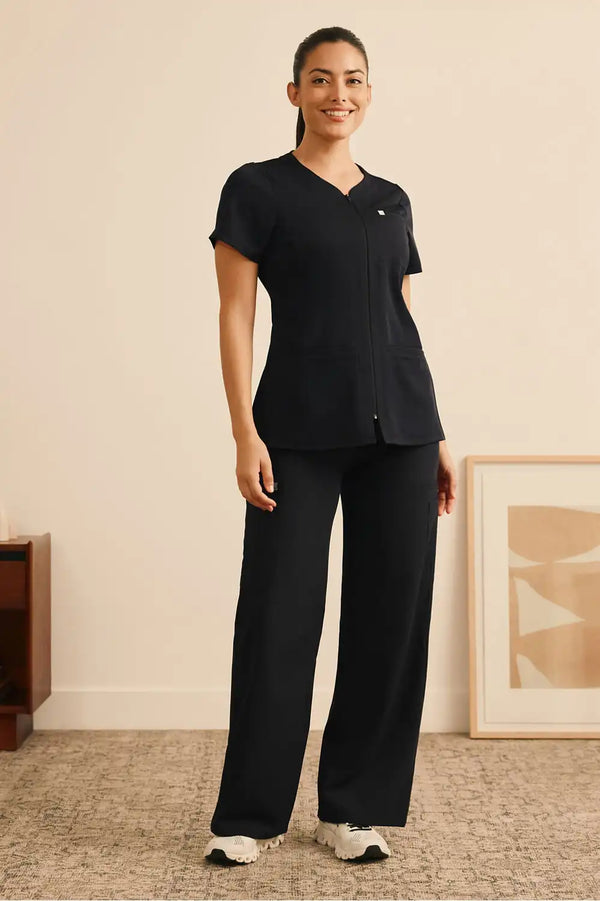 Rise Zip Scrub Tunic
