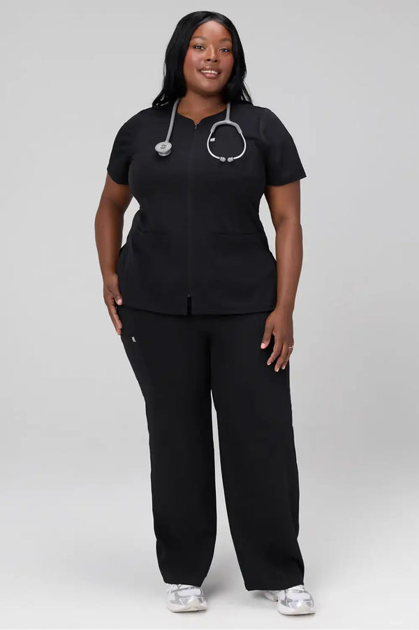 Rise Zip Scrub Tunic