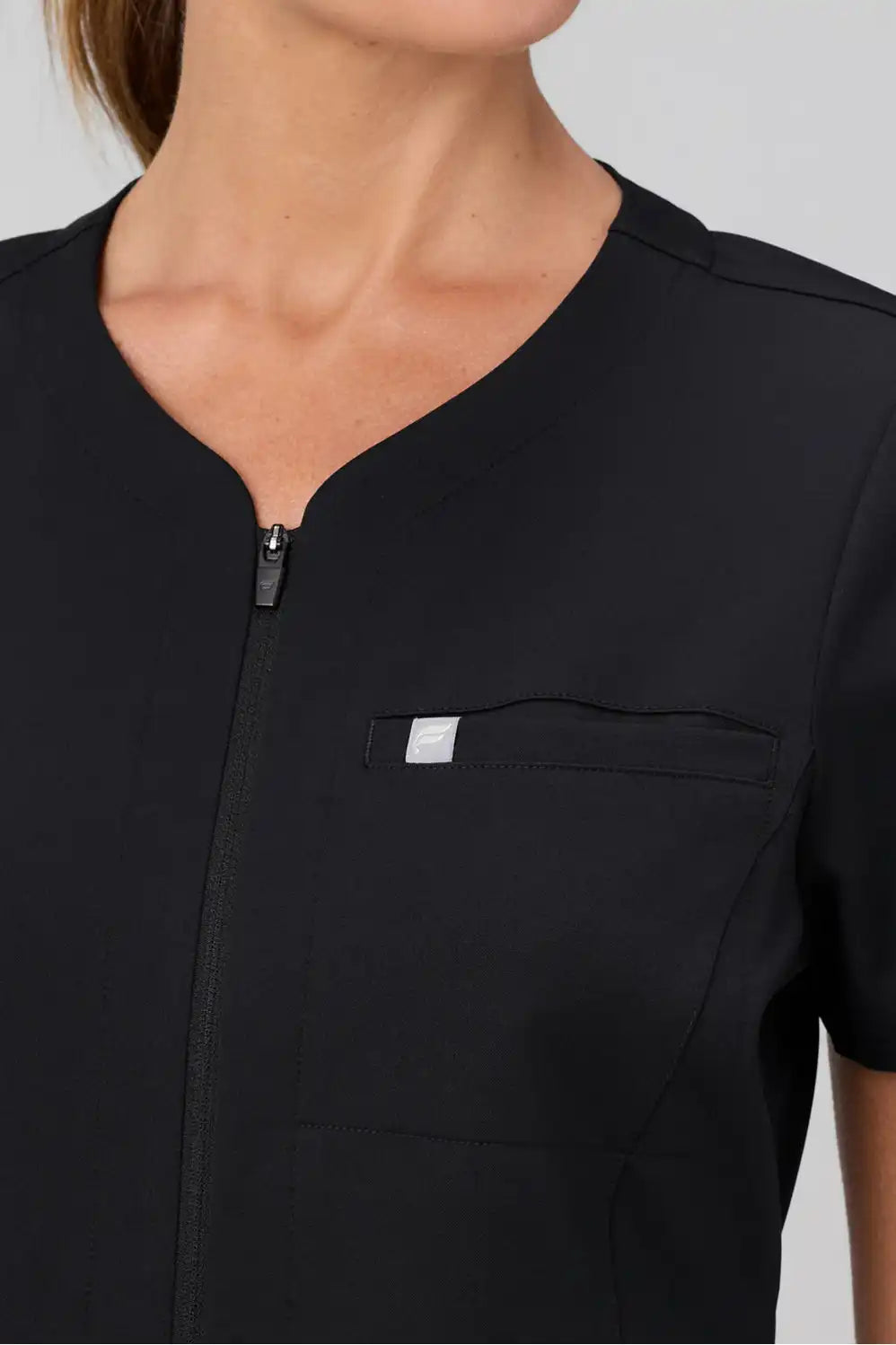 Rise Zip Scrub Tunic