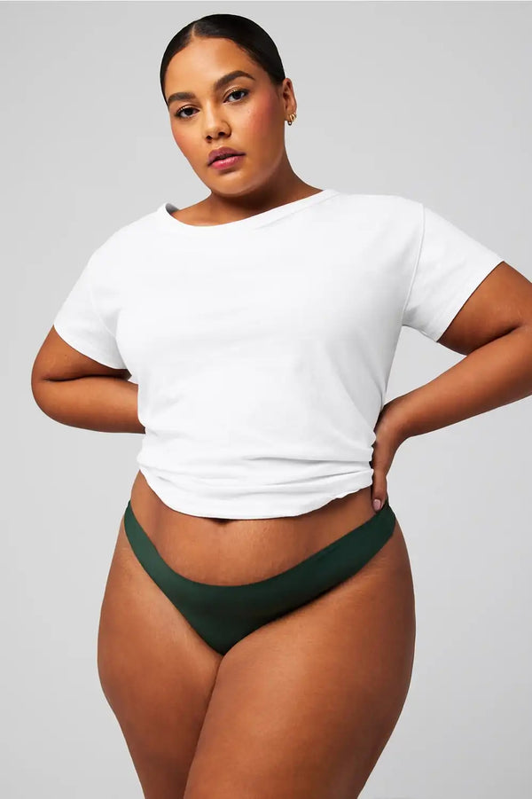 No Show Mid-Rise Thong
